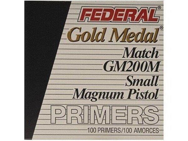 Federal Premium Gold Medal Small Pistol Magnum Match Primers #200M - Image 2