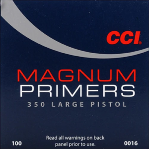 CCI Large Pistol Magnum Primers #350 Box of 1000 (10 Trays of 100)