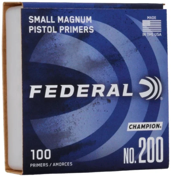 Federal Small Pistol Magnum Primers #200 Box Of 1000
