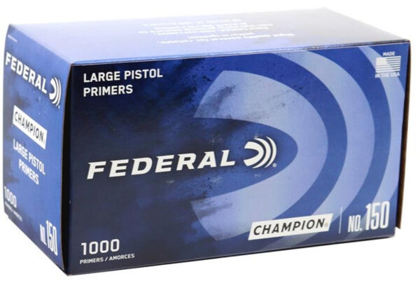 Federal Large Pistol Magnum Primers #155 Box of 1000 (10 Trays of 100) - Image 2