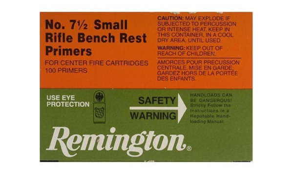 Remington Small Rifle Bench Rest Primers #7-1/2