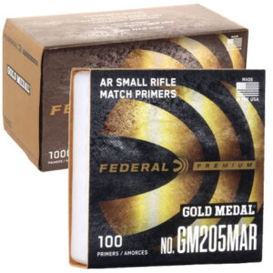 Federal Premium Gold Medal AR Match Grade Small Rifle Primers #GM205MAR